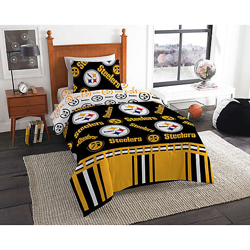Nfl Pittsburgh Steelers Bed In A Bag, Steelers Bed Set King