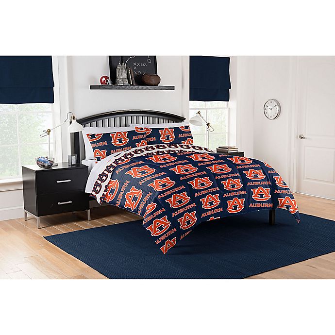 Auburn Tigers 5-Piece Queen Bed in a Bag Comforter Set