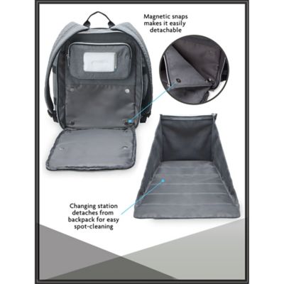 baby brezza ultimate changing station diaper bag backpack