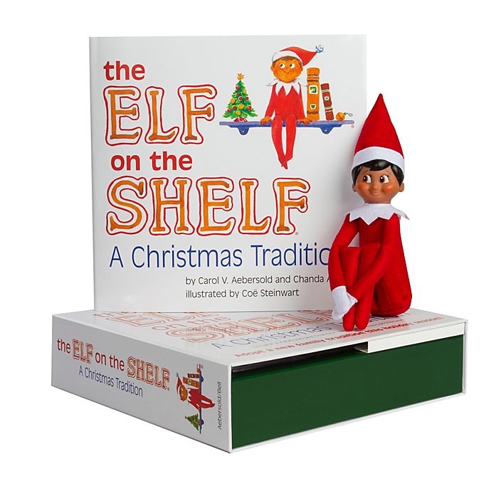 The Elf on the Shelf®: A Christmas Tradition Book Set with Brown Skin Tone Boy Elf