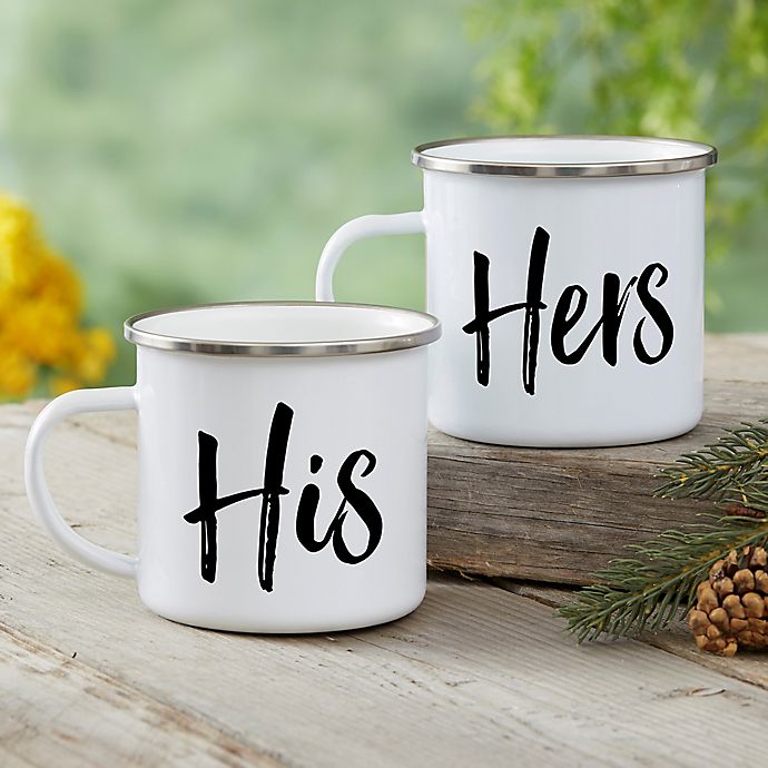 His and Hers Personalized Camping Mug