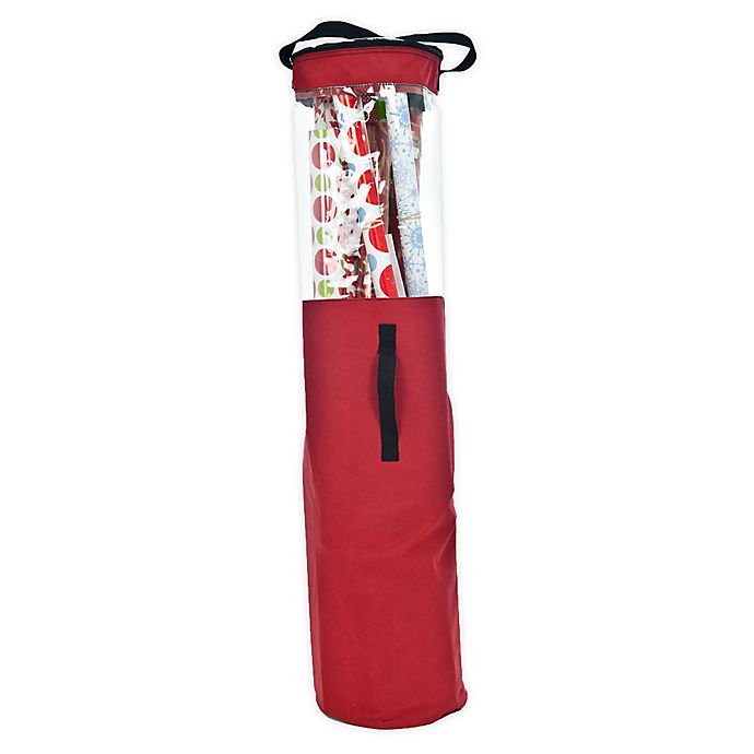 Santa's Bags Wrapping Paper Storage Bag in Red