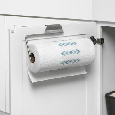 Spectrum™ Over the Cabinet-Door Paper Towel Holder in Brushed Nickel
