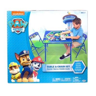 paw patrol activity table