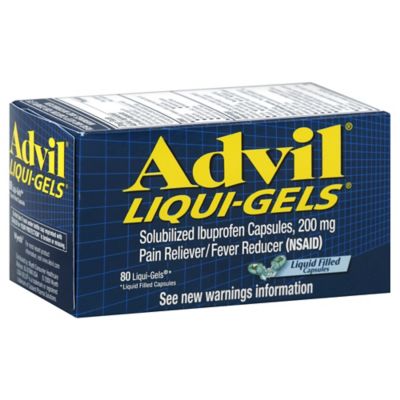 Advil® Liqui-Gels® 80-Count 200 mg Pain Reliever/Fever Reducer Liqui ...