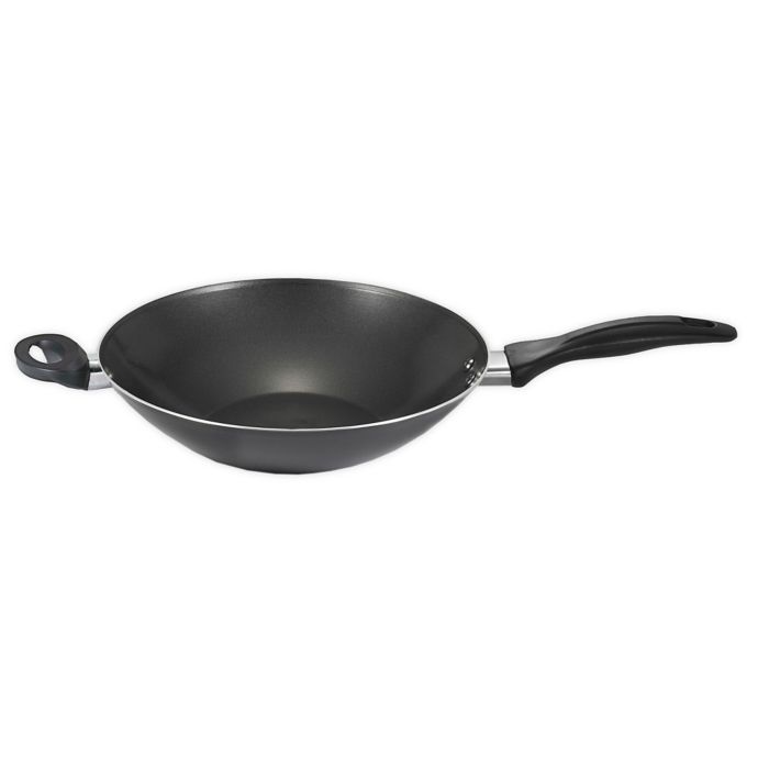 14" x 4.5" Single Handle Iron Wok 
