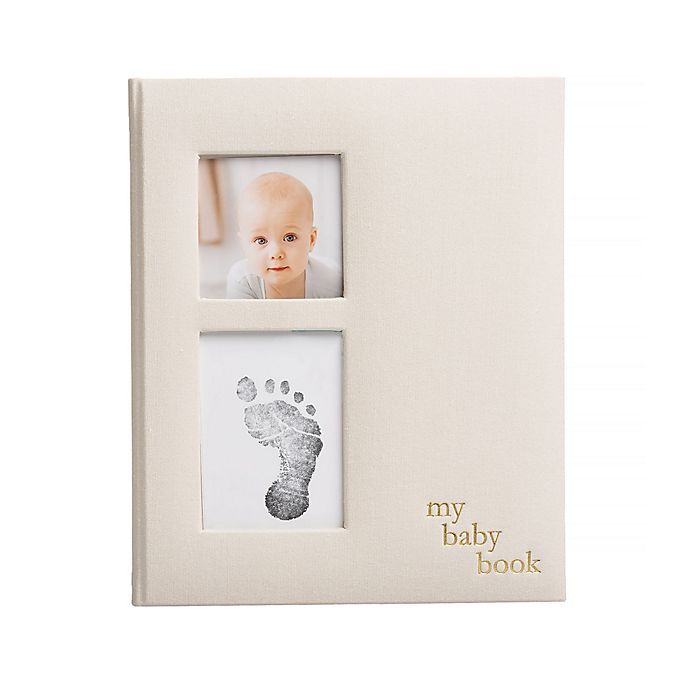Baby Boy Memory Keepsake Book Footprint Touch Pad Photo Album Journal Record 