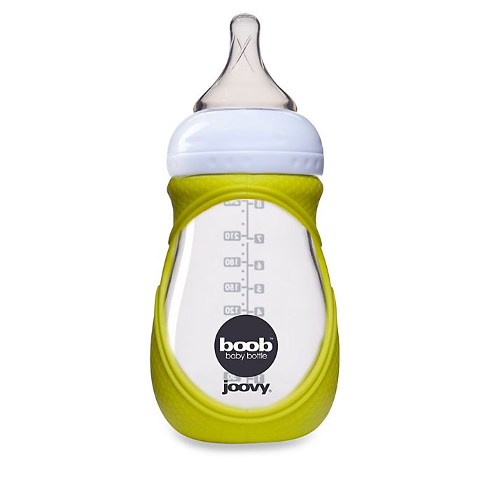 Joovy® Boob™ 8-Ounce Glass Bottle and Silicone Sleeve in Green
