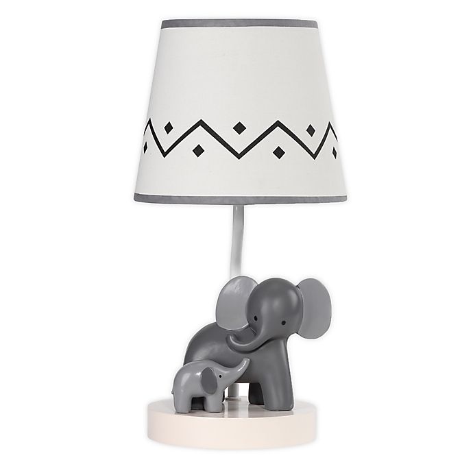 Lambs & Ivy® Urban Jungle Me & Mama Table Lamp in Grey/White