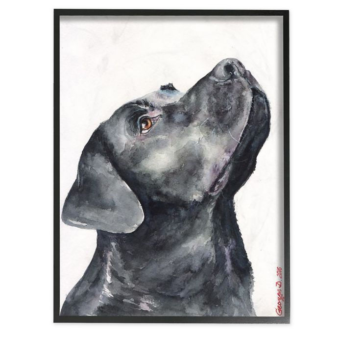 Black Labrador Framed Wall Art | Bed Bath & Beyond