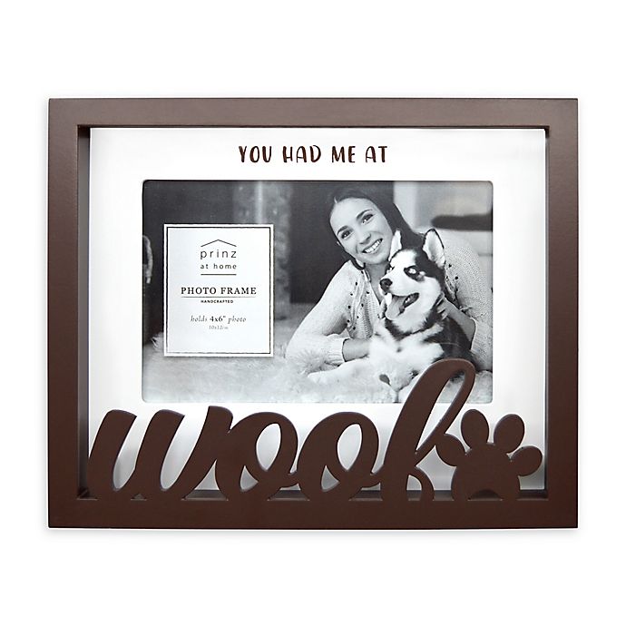 Gift Boxed Picture Frame You Had Me at WOOF! 