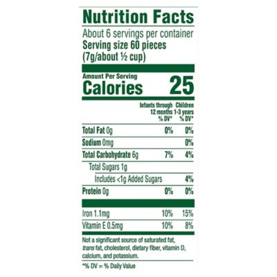 gerber puffs nutritional value