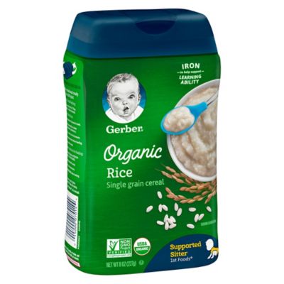 organic baby food rice cereal