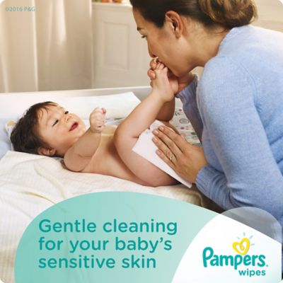 pampers sensitive wipes 448