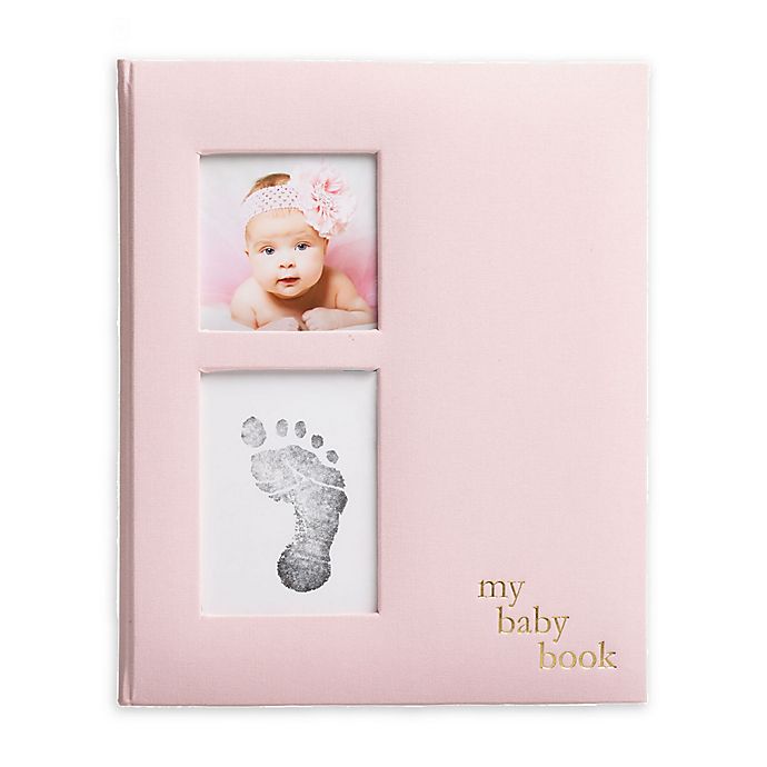 Pearhead® Baby Memory Book and Clean-Touch Ink Pad in Pink