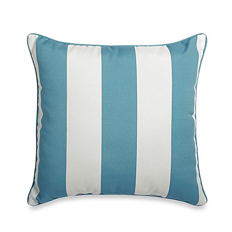 20-Inch Square Throw Pillow in Cabana Stripe - Bed Bath & Beyond