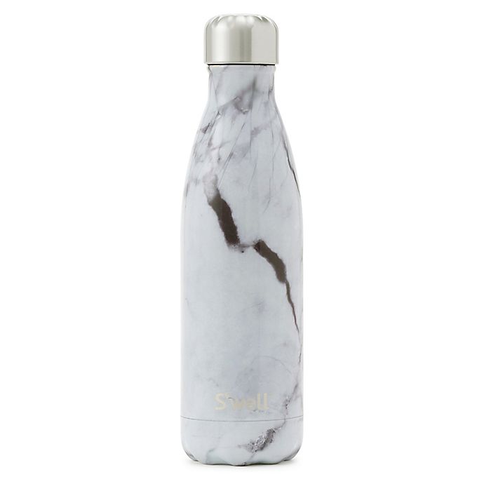 S'well® White Marble 17 oz. Traveler Water Bottle