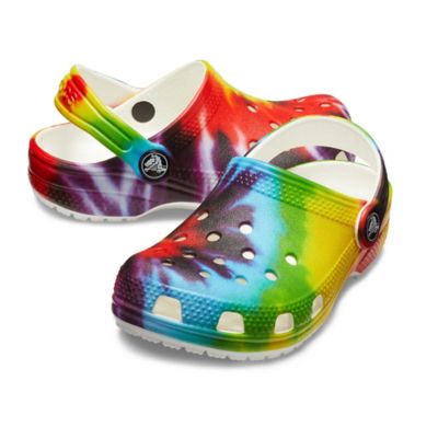 rainbow crocs