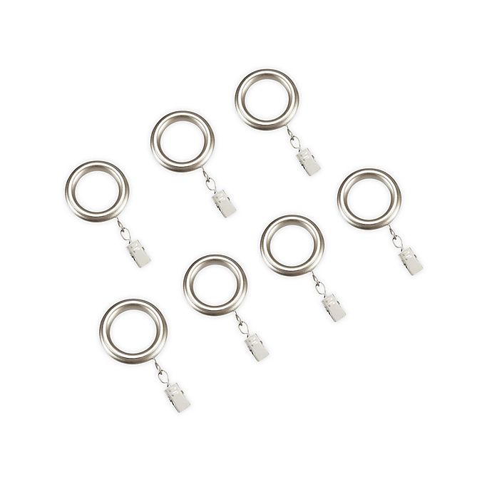 Cambria® Blockout Clip Rings in Brushed Nickel (Set of 7)