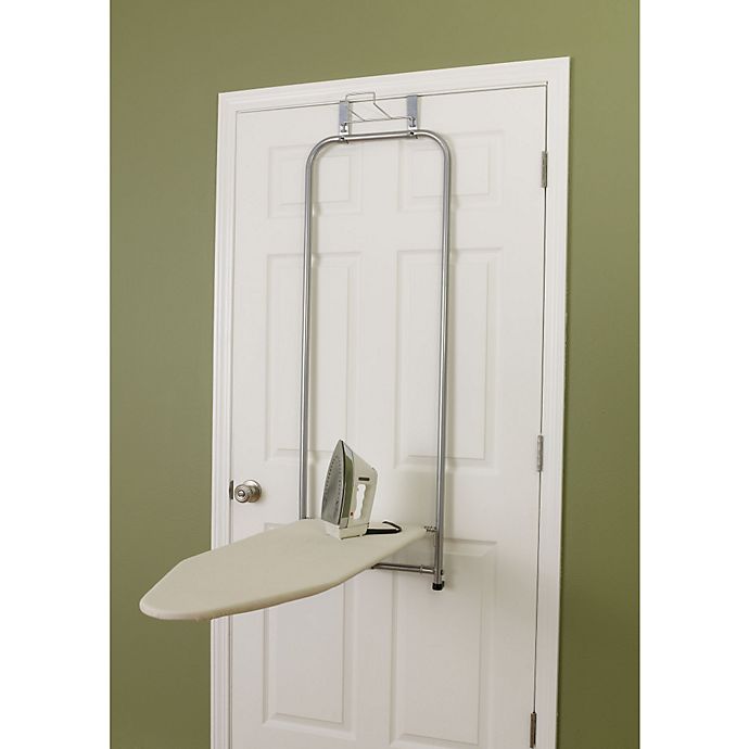 Details about   Over The Door Ironing Board Small Spaces Dorm Apartment Ironing Board Metal Mesh 