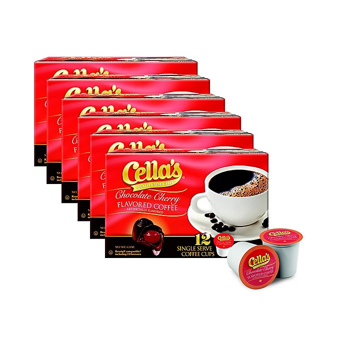 Cella's® Cherry Flavored Coffee Pods for Single Serve Coffee Makers 72-Count