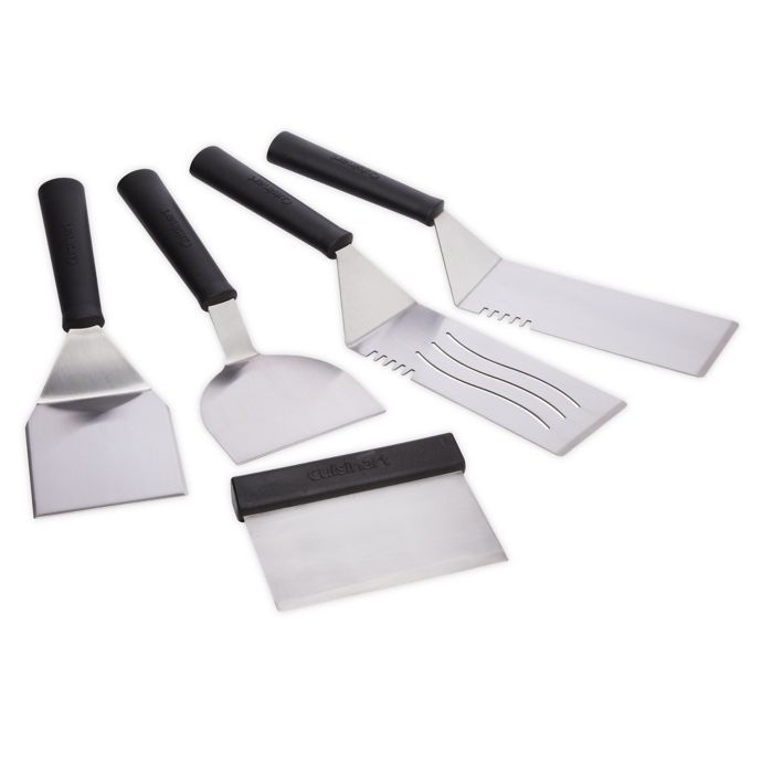 Stainless Steel BBQ Grill Tools Set 5 Piece Grilling Tool Accessories Barbecue 