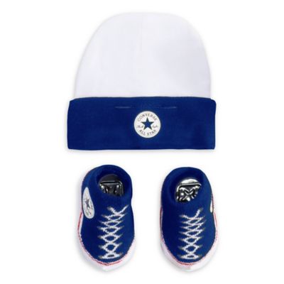 converse hat and bootie set
