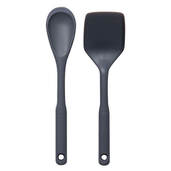 OXO Good Grips® 2-Piece Silicone Utensil Set in Grey