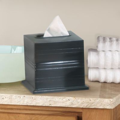 oil rubbed bronze tissue box holder