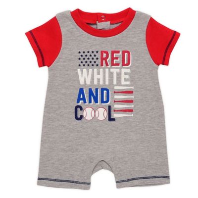 baby baseball romper