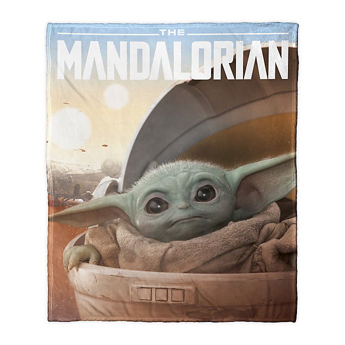Star Wars Disney the Mandalorian Throw Blanket Child Yoda 