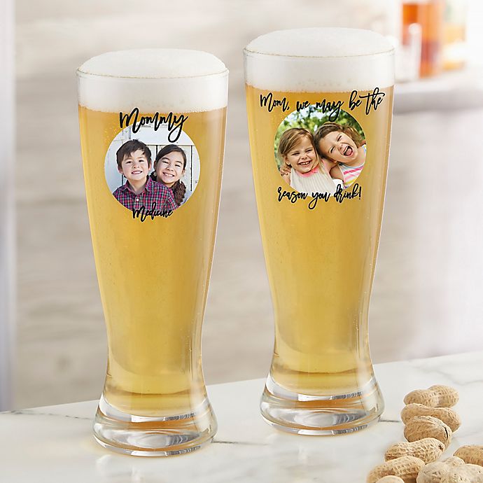 Photo Message For Her Personalized 20oz. Pilsner Glass