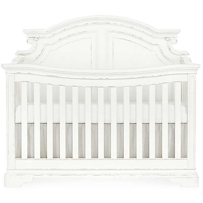 evolur Signature Belle 5-in-1 Convertible Crib in White