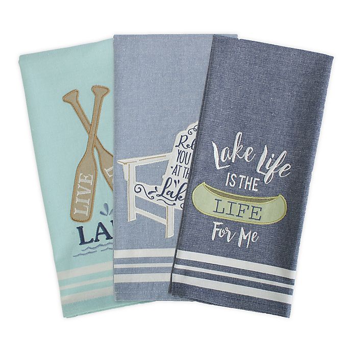 Lakeside 3-Pack Kitchen Towels