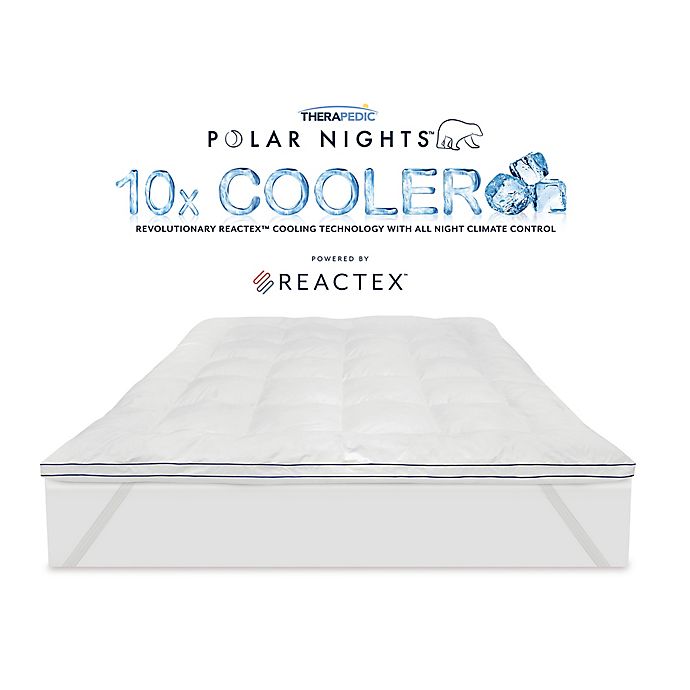 Therapedic® Polar Nights™ 10x Cooling Ice Cube Mattress Topper
