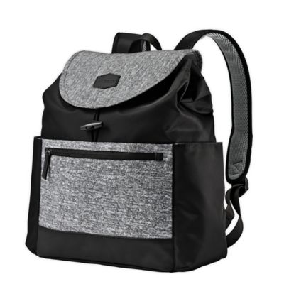 bananafish melanie backpack diaper bag in grey