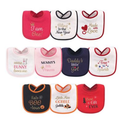 hudson baby holiday bibs