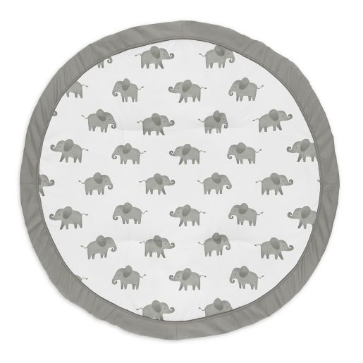 Sweet Jojo Designs Elephants Playmat In Grey Black Bed Bath Beyond