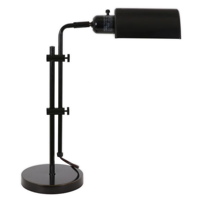 Adjustable Pharmacy Table Lamp with Steel Shade Bed Bath & Beyond