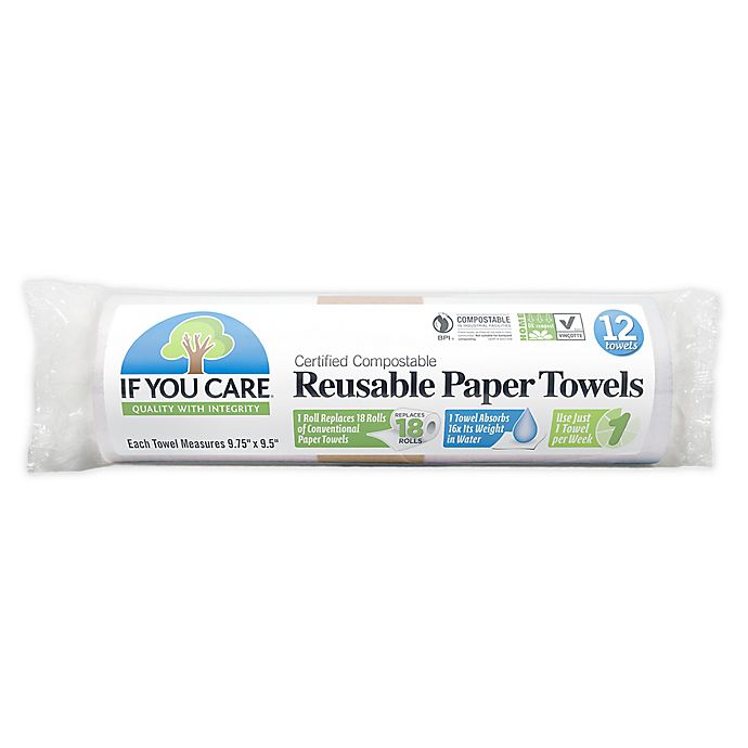 If You Care® 12-Count Reusable Paper Towels