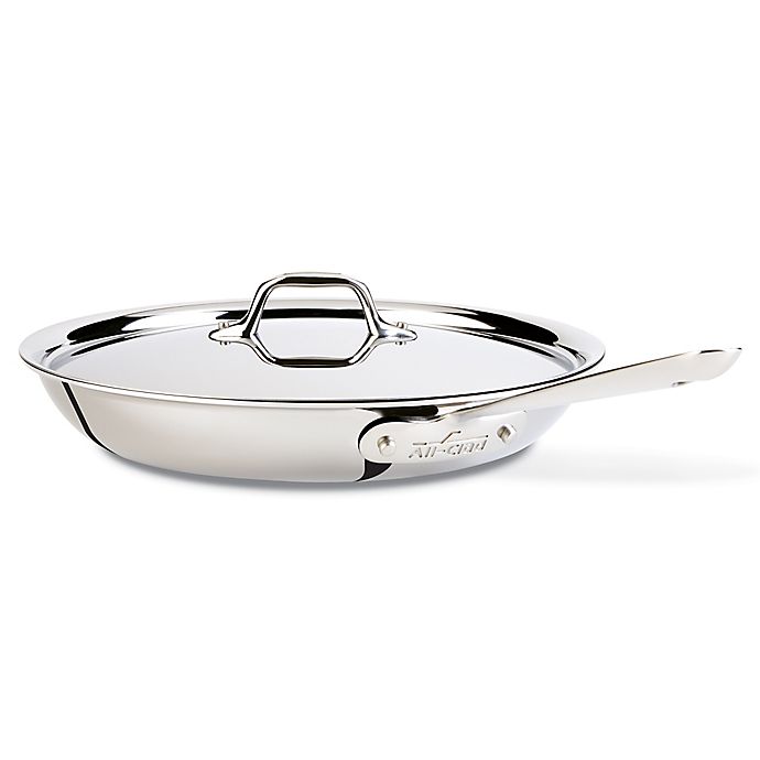 All-Clad D3 Nonstick Stainless Steel Fry Pan with Lid | Bed Bath 