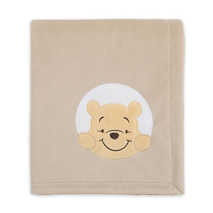 Disney® Winnie The Pooh Hunny & Me Stroller Blanket in Grey