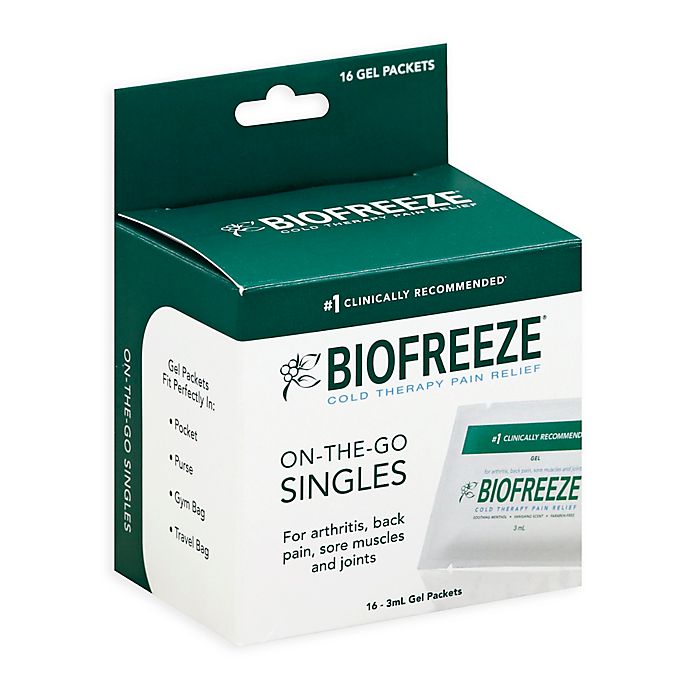 Biofreeze® 16-Count Classic Pain Relief On-The-Go Singles Gel Packets