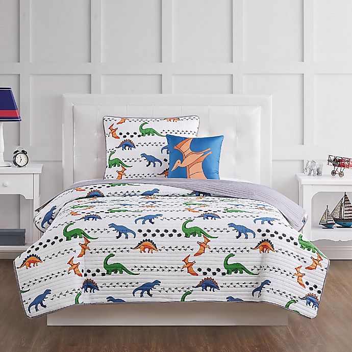 My World Dinosaur 3-Piece Quilt Comforter Set