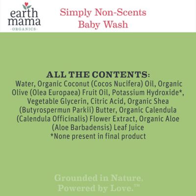 earth mama non scents baby wash