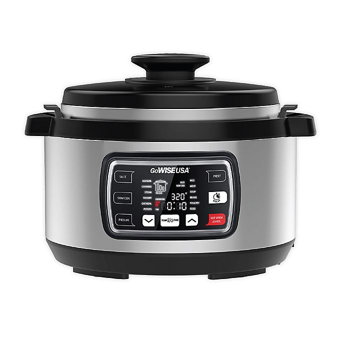 GoWISE USA® Ovate 8.5 qt. Electric Pressure Cooker with Accessories