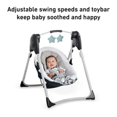 graco baby swing green light blinking