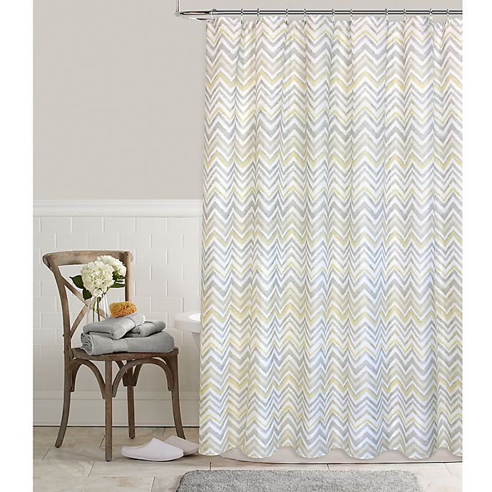Colordrift Chevron Mirage Shower Curtain Collection