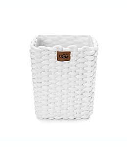 Bote de basura de algodón UGG® Simone color blanco