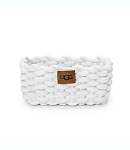 Contenedor de algodón UGG® Simone color blanco